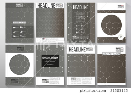 Set of business templates for brochure, flyer or 21585125