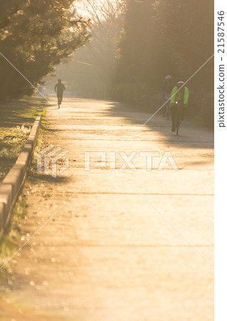 Kasai Rinkai Park, runners and cyclists running running courses Kasai Rinkai Park, runners and cyclists running running courses 21587546