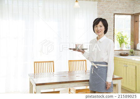圍裙50的女性 圍裙50的女性 21589025