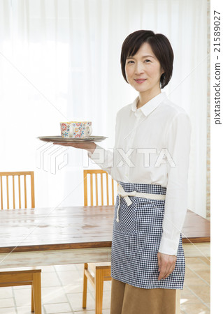 圍裙50的女性 圍裙50的女性 21589027