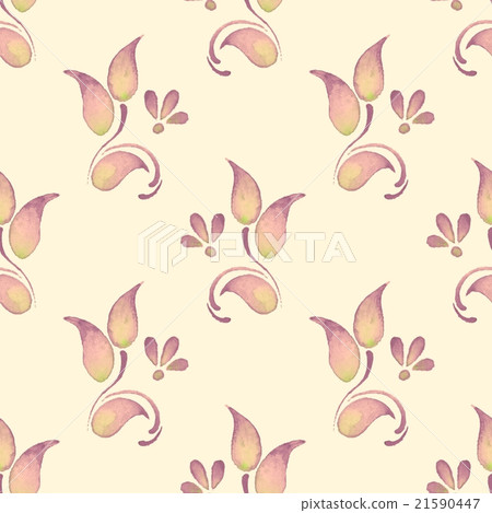 Abstract watercolor floral pattern 5 Abstract watercolor floral pattern 5 21590447