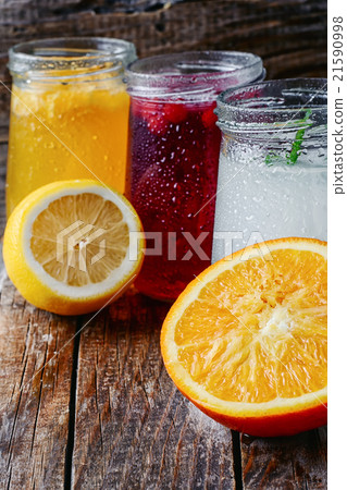 refreshing juice from fruits and aloe refreshing juice from fruits and aloe 21590998