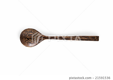 Wooden spoon isolated on white background Wooden spoon isolated on white background 21591536