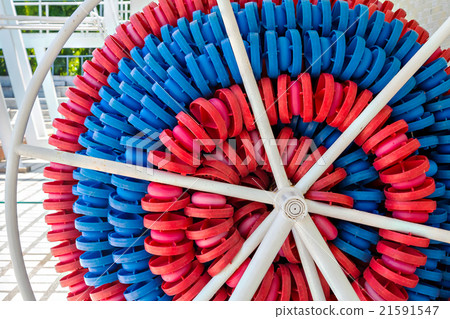 Swimming lanes markers in reel storage 21591547