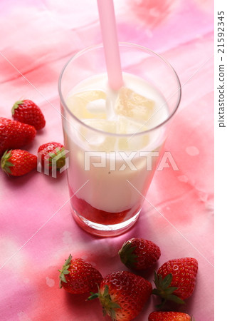 Strawberry milk 21592345
