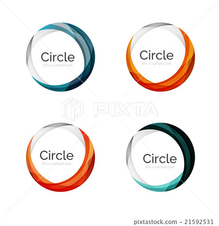 Vector swirl set Vector swirl set 21592531