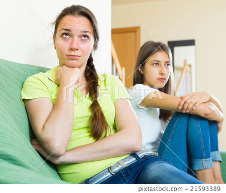 Two girls offended on each other Two girls offended on each other 21593389
