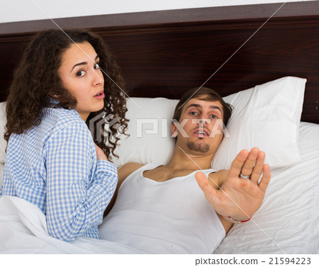 Young wife with lover caught during adultery act Young wife with lover caught during adultery act 21594223