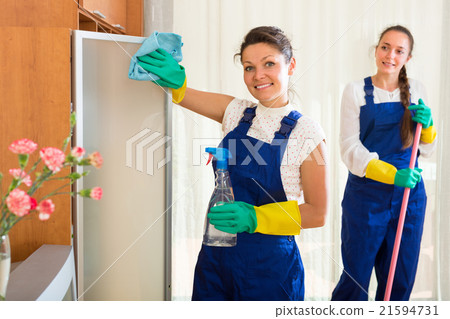 Professional cleaners at work 21594731