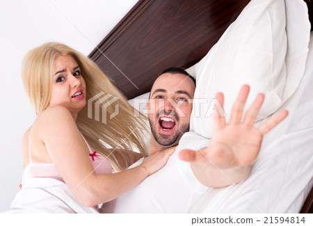 Couple interrupted by somebody as make love Couple interrupted by somebody as make love 21594814