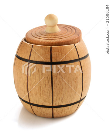 honey pot on white 21596194