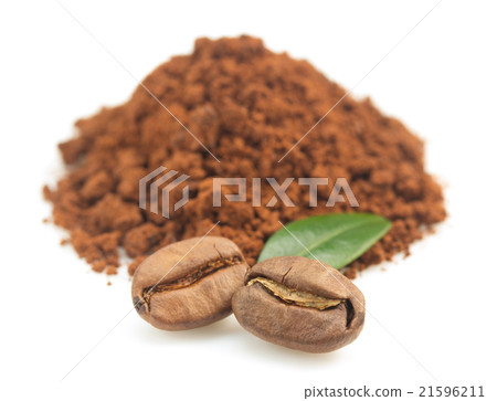 coffee beans isolated on white coffee beans isolated on white 21596211