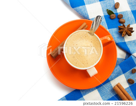 cup of coffee isolated on white cup of coffee isolated on white 21596226
