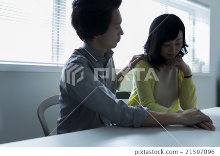 Business man and woman Business man and woman 21597096