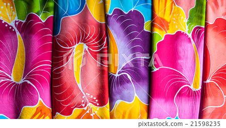 Colorful sarongs (balinese cloth), Bali, Indonesia 21598235