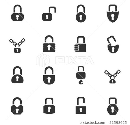 lock icons set lock icons set 21598625