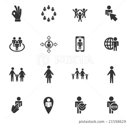 community icon set 21598629