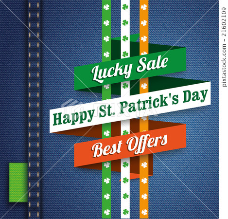Jeans St. Patrick's Day Sale Ribbon 21602109