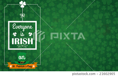 Vintage Background St Patricks Day Everyone Irish 21602905