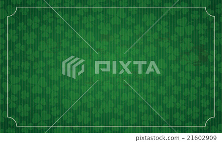 Long Vintage Frame Shamrocks St Patricks Day 21602909