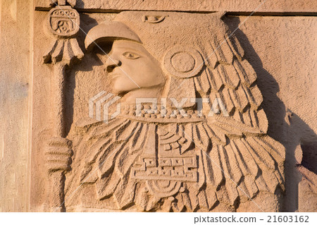 maya statue close uop detail maya statue close uop detail 21603162