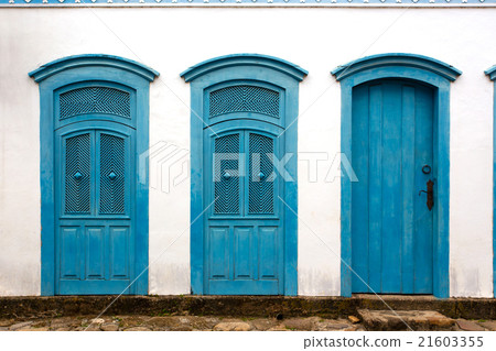 bright colored facade bright colored facade 21603355