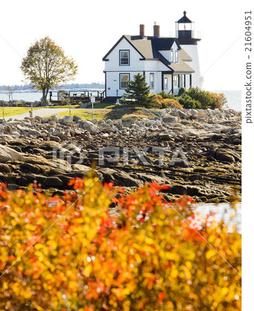 lighthouse, Prospect Harbour Point Light,Maine,USA 21604951