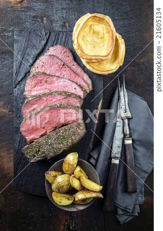 Sunday Roast with Yorkshire Pudding 21605134