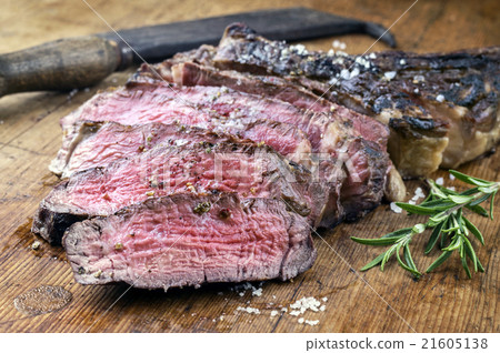 Dry Aged Barbecue Tomahawk Steak 21605138