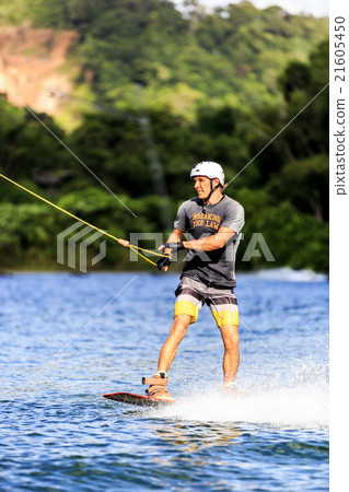 Man Wakeboarding 21605450