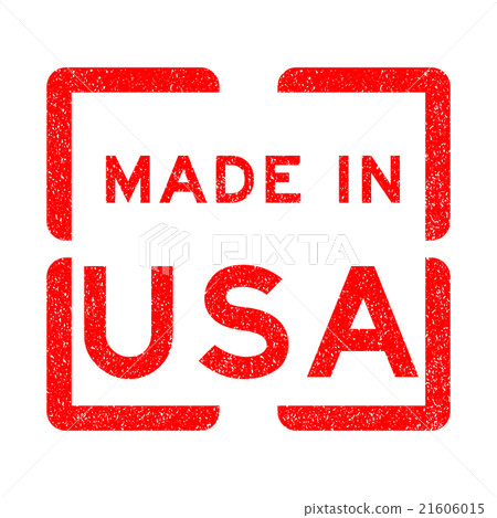 Grunged rubber stamp "made in USA" Grunged rubber stamp "made in USA" 21606015