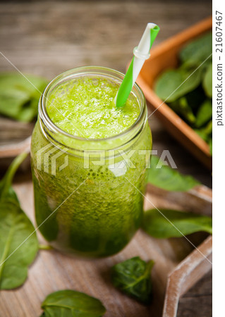 Fresh green smoothie 21607467