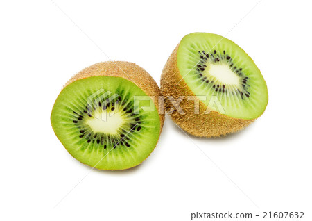 Kiwi fruit isolated on white background. 21607632