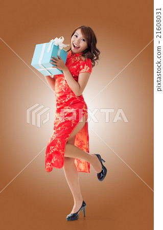 Chinese woman dress traditional cheongsam Chinese woman dress traditional cheongsam 21608031