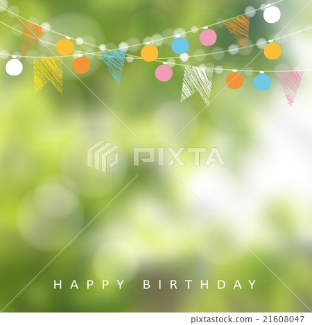 Birthday garden party Brazilian june party, vector Birthday garden party Brazilian june party, vector 21608047