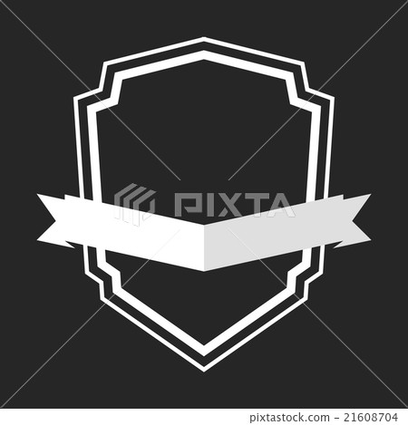 Blank retro vintage badge and label. 21608704