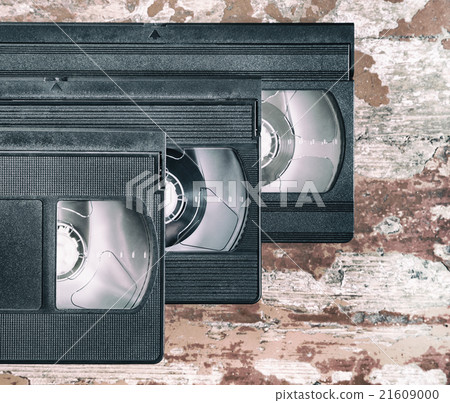 three videocassette close up 21609000