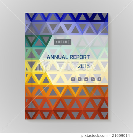 Annual Report Cover vector illustration 21609014
