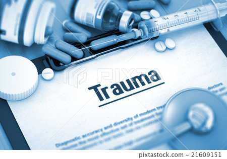 Trauma. Medical Concept. Composition of 21609151