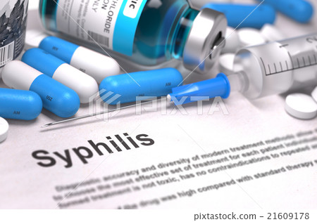 Syphilis Diagnosis. Medical Concept. Composition Syphilis Diagnosis. Medical Concept. Composition 21609178