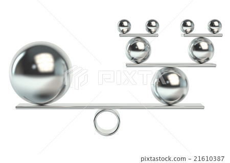 Balance concept, 3D rendering Balance concept, 3D rendering 21610387
