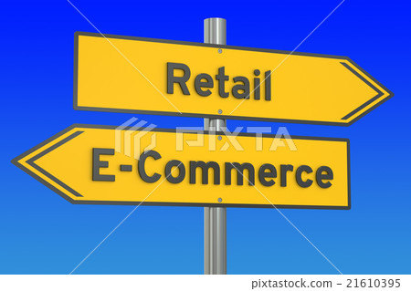 e-commerce or retail concept, 3D rendering e-commerce or retail concept, 3D rendering 21610395