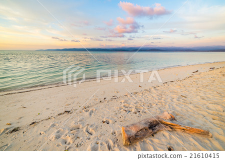 Romantic seascape at dusk Romantic seascape at dusk 21610415