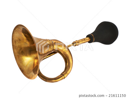 Horn klaxon instrument isolated 21611150