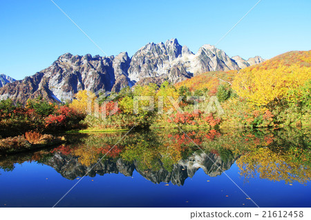 Mt. Dake和Senninpond的秋葉 21612458