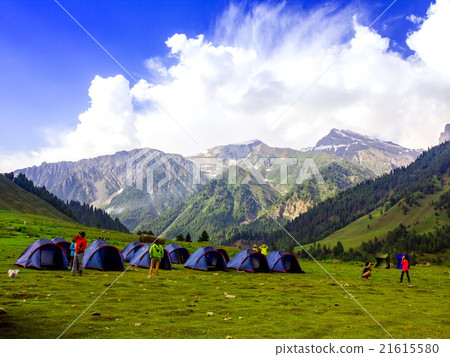 camp in sonamarg trek route himalaya in Kashmir 21615580