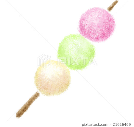 Three-color dumplings 21616469