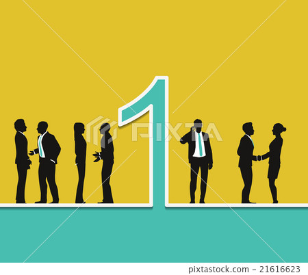 Silhouette people number 1 Design  21616623