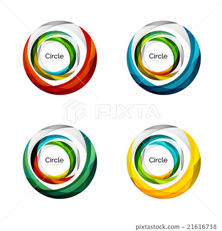 Vector swirl set 21616738