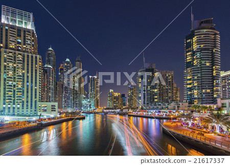 Dubai Marina at Night Dubai Marina at Night 21617337